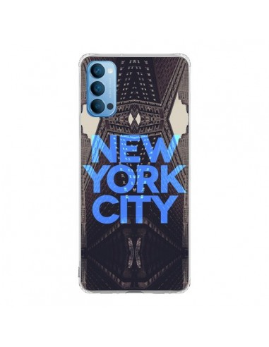 Coque Oppo Reno4 Pro 5G New York City Bleu - Javier Martinez