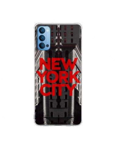 Coque Oppo Reno4 Pro 5G New York City Rouge - Javier Martinez