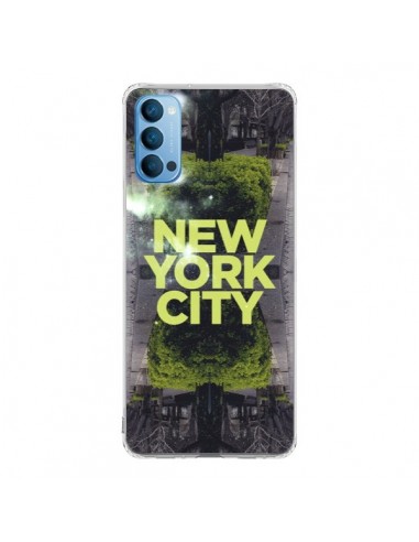 Coque Oppo Reno4 Pro 5G New York City Vert - Javier Martinez