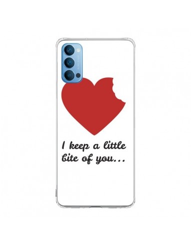 Coque Oppo Reno4 Pro 5G I Keep a little bite of you Coeur Love Amour - Julien Martinez