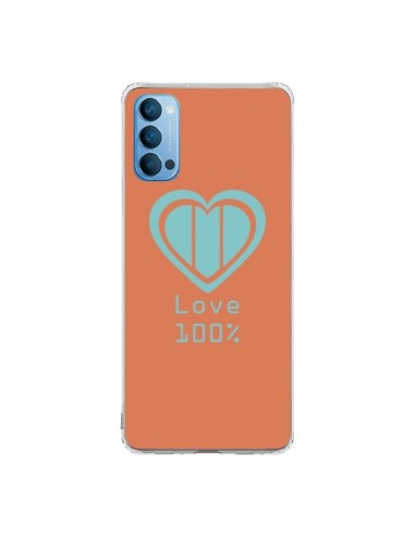 Coque Oppo Reno4 Pro 5G Love 100% Coeur Amour - Julien Martinez