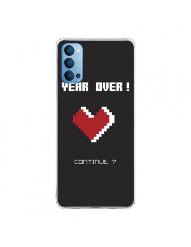 Coque Oppo Reno4 Pro 5G Year Over Love Coeur Amour - Julien Martinez