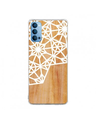 Coque Oppo Reno4 Pro 5G Frozen Stars Etoile Bois Azteque Aztec Tribal - Jenny Mhairi