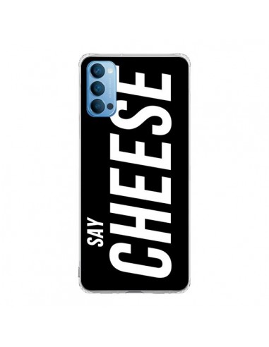Coque Oppo Reno4 Pro 5G Say Cheese Smile Noir - Jonathan Perez