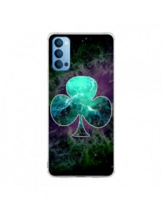 Coque Oppo Reno4 Pro 5G Nebula Club Trèfle Galaxie -...