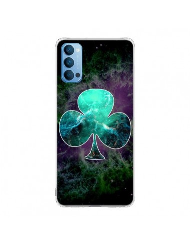 Coque Oppo Reno4 Pro 5G Nebula Club Trèfle Galaxie - Jonathan Perez