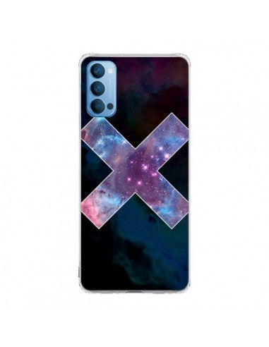 Coque Oppo Reno4 Pro 5G Nebula Cross Croix Galaxie - Jonathan Perez