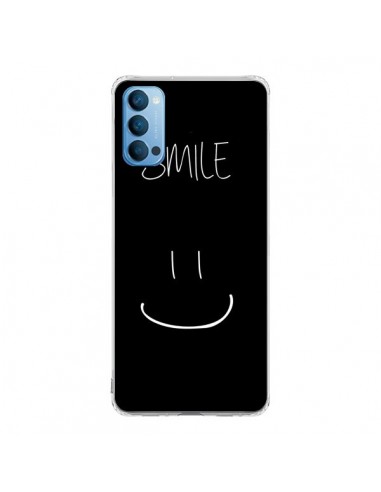 Coque Oppo Reno4 Pro 5G Smile Souriez Noir - Jonathan Perez