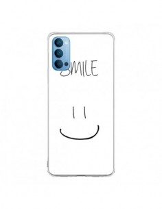 Coque Oppo Reno4 Pro 5G Smile Souriez en Blanc - Jonathan...