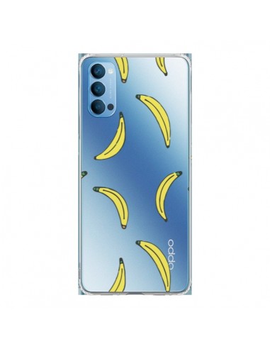 Coque Oppo Reno4 Pro 5G Bananes Bananas Fruit Transparente - Dricia Do