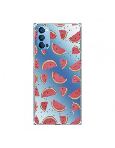 Coque Oppo Reno4 Pro 5G Pasteques Watermelon Fruit Transparente - Dricia Do
