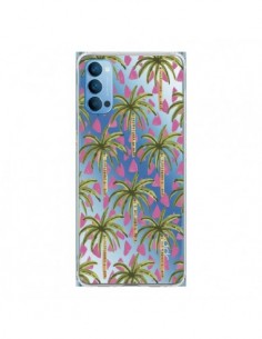 Coque Oppo Reno4 Pro 5G Palmier Palmtree Transparente -...