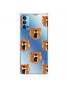 Coque Oppo Reno4 Pro 5G Ours Ourson Bear Transparente -...