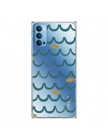 Coque Oppo Reno4 Pro 5G Poisson Fish Water Transparente - Dricia Do