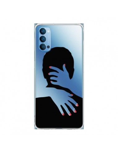 Coque Oppo Reno4 Pro 5G Calin Hug Mignon Amour Love Cute Transparente - Dricia Do