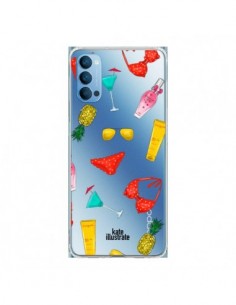 Coque Oppo Reno4 Pro 5G Summer Essentials Ete Essentiel...