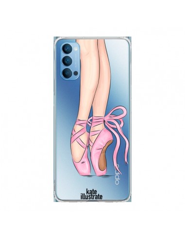 Coque Oppo Reno4 Pro 5G Ballerina Ballerine Danse Transparente - kateillustrate