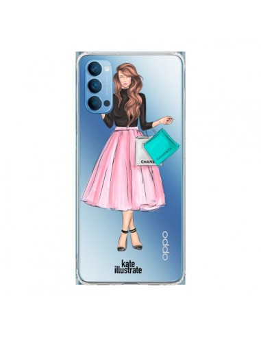 Coque Oppo Reno4 Pro 5G Shopping Time Transparente - kateillustrate