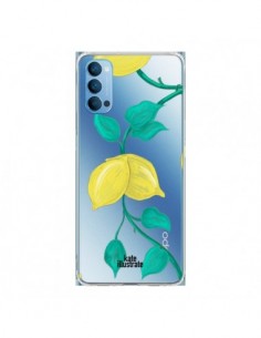 Coque Oppo Reno4 Pro 5G Lemons Citrons Transparente -...