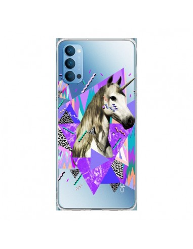 Coque Oppo Reno4 Pro 5G Licorne Unicorn Azteque Transparente - Kris Tate