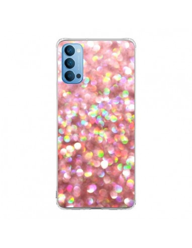 Coque Oppo Reno4 Pro 5G Paillettes Pinkalicious - Lisa Argyropoulos