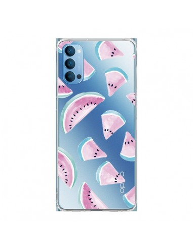 Coque Oppo Reno4 Pro 5G Pasteque Watermelon Fruit Ete Summer Transparente - Lisa Argyropoulos