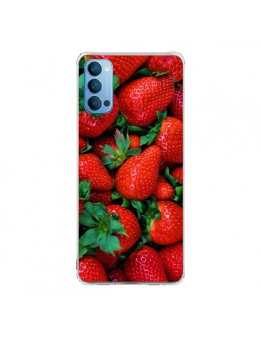 Coque Oppo Reno4 Pro 5G Fraise Strawberry Fruit - Laetitia