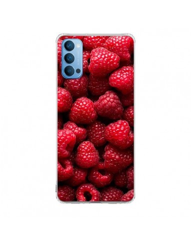Coque Oppo Reno4 Pro 5G Framboise Raspberry Fruit - Laetitia
