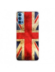 Coque Oppo Reno4 Pro 5G Drapeau Angleterre Anglais UK -...