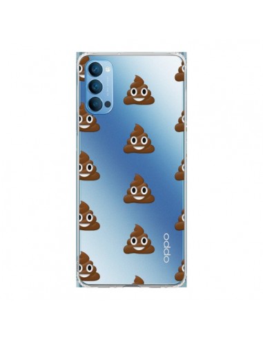 Coque Oppo Reno4 Pro 5G Shit Poop Emoticone Emoji Transparente - Laetitia