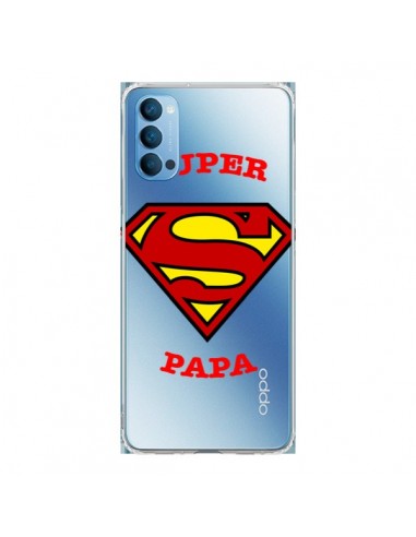 Coque Oppo Reno4 Pro 5G Super Papa Transparente - Laetitia