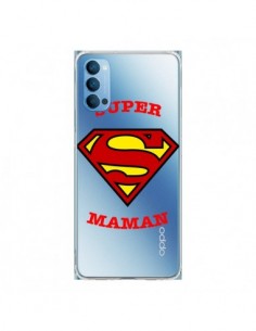Coque Oppo Reno4 Pro 5G Super Maman Transparente - Laetitia