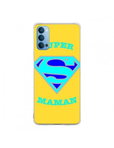 Coque Oppo Reno4 Pro 5G Super Maman Superman - Laetitia