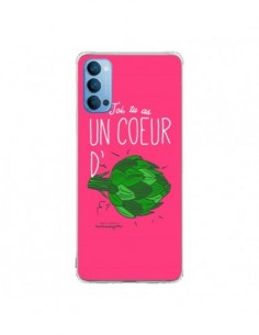 Coque Oppo Reno4 Pro 5G Toi tu as un coeur d'artichaut -...