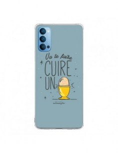Coque Oppo Reno4 Pro 5G Va te faire cuir un oeuf gris -...