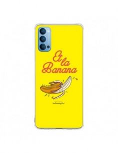 Coque Oppo Reno4 Pro 5G Et la banana banane -...