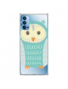 Coque Oppo Reno4 Pro 5G Hibou Owl Transparente - Petit...
