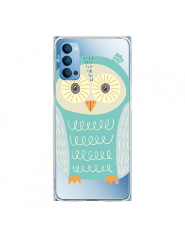 Coque Oppo Reno4 Pro 5G Hibou Owl Transparente - Petit Griffin