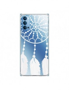 Coque Oppo Reno4 Pro 5G Attrape Rêves Blanc Dreamcatcher...