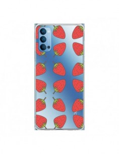 Coque Oppo Reno4 Pro 5G Fraise Fruit Strawberry...