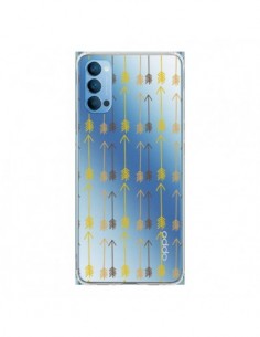 Coque Oppo Reno4 Pro 5G Fleche Arrow Transparente - Petit...