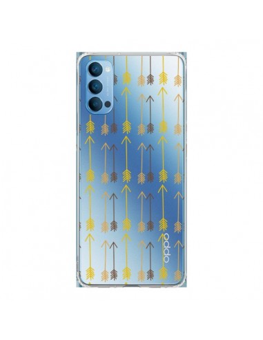 Coque Oppo Reno4 Pro 5G Fleche Arrow Transparente - Petit Griffin