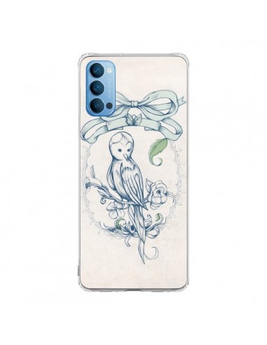 Coque Oppo Reno4 Pro 5G Bird Oiseau Mignon Vintage - Lassana