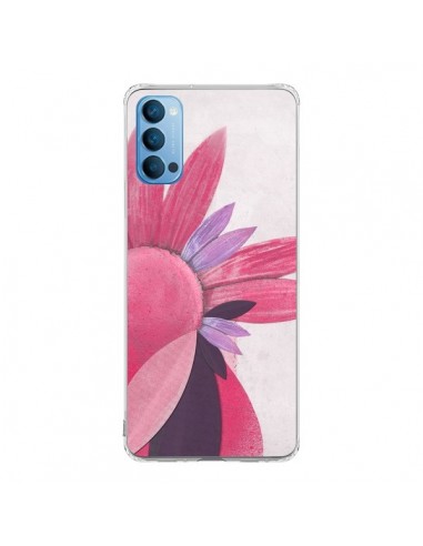 Coque Oppo Reno4 Pro 5G Flowers Fleurs Roses - Lassana