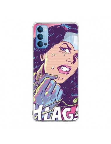 Coque Oppo Reno4 Pro 5G Girl Shlag Comics BD - Lassana