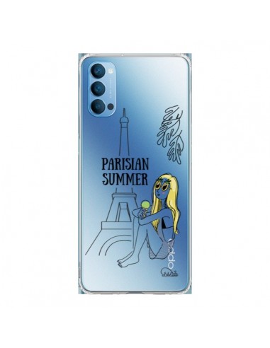 Coque Oppo Reno4 Pro 5G Parisian Summer Ete Parisien Transparente - Lolo Santo