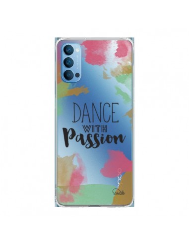 Coque Oppo Reno4 Pro 5G Dance With Passion Transparente - Lolo Santo