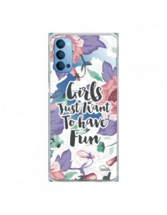 Coque Oppo Reno4 Pro 5G Girls Fun Transparente - Lolo Santo
