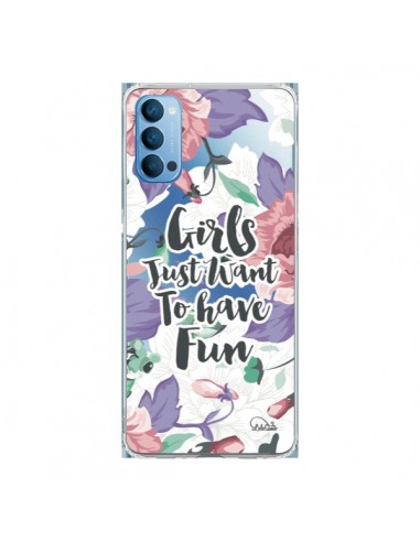 Coque Oppo Reno4 Pro 5G Girls Fun Transparente - Lolo Santo