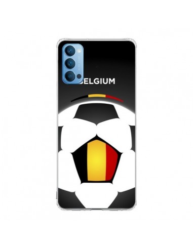 Coque Oppo Reno4 Pro 5G Belgique Ballon Football - Madotta
